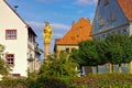 The town Aub in Germany, the Madonna Royalty Free Stock Photo