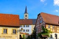 The town Aub in Germany Royalty Free Stock Photo