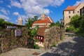 Town Bautzen near Fischerpforte in Upper Lusatia Royalty Free Stock Photo