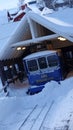 Are town bergbana in Jamtland, Sweden in winter