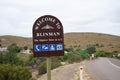 Town of Blinman Welcome Sign