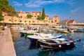 Town of Bol on Brac island waterfront view