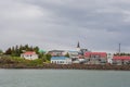 Town of Borgarnes in Iceland Royalty Free Stock Photo