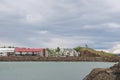 Town of Borgarnes in Iceland Royalty Free Stock Photo