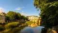 Town Bridge A Across River Avon in Bradford-on-Avon Royalty Free Stock Photo