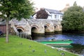 The town bridge, Christchurch, Dorset. Royalty Free Stock Photo