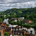 River Timber buildings and Bridgnorth landscape