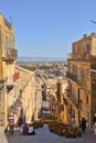 The town of Caltagirone in the province of Catania, Italy.