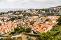 Town Camara de Lobos in Madeira Portugal travel background Royalty Free Stock Photo