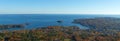 Town of Camden Maine in the late fall. Royalty Free Stock Photo