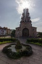 Town of Cangas de Onis in Asturias Spain Royalty Free Stock Photo