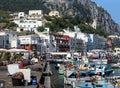 The town of Capri the Italian Island of Capri