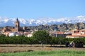 Town with Cathedral, Guadix. Royalty Free Stock Photo