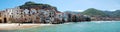 The town of Cefalu from the seaside
