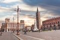 Town center in Forli, Emilia Romagna, Italy