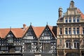 Town centre buildings, Shrewsbury. Royalty Free Stock Photo