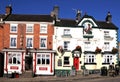 Town centre pub and restaurant, Ashbourne. Royalty Free Stock Photo