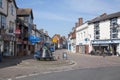 The town centre in Ringwood, Hampshire in the UK