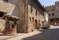 The ancient town of Certaldo, in the middle of Valdelsa, Tuscany. Royalty Free Stock Photo