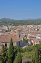 A town with a church