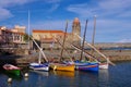 The town Collioure in France Royalty Free Stock Photo