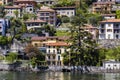 Town Colonno on Como lake in Italy