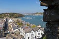 Town of Conwy, Wales as seen from the castle walls