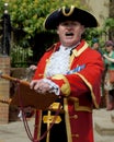 Town Crier announcing the news Royalty Free Stock Photo