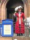 Town Crier in Chester England UK Royalty Free Stock Photo