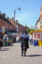 Town crier and market, Tamworth.