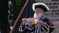 National Town Crier Competition held Exmouth Devon in South West England Summer 2018 Royalty Free Stock Photo