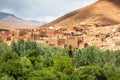 Town in Dades Valley, Morocco Royalty Free Stock Photo