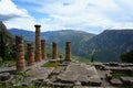 The town of Delphi in Greece