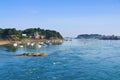 The town Dinard in Brittany Royalty Free Stock Photo