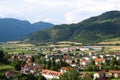 Town of Friesach, Carinthia, view from Petersberg to north-east