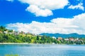 Town of Fuzine on lake Bajer, Gorski kotar region, Croatia Royalty Free Stock Photo