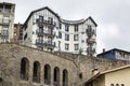 Town of Getaria. It is a coastal town located in the province of Gipuzkoa  Basque Country  Spain Royalty Free Stock Photo