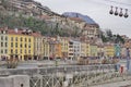 The town of Grenoble, the capital of the French department of Isere