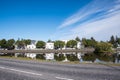 Town of Hafnarfjordur in the suburbs of Reykjavik in Iceland