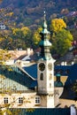 town hall, Banska Stiavnica, Slovakia Royalty Free Stock Photo