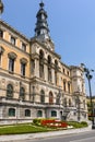 Town hall in Bilbao city Royalty Free Stock Photo