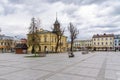 Town hall building on the Market Square in Nowy Targ Royalty Free Stock Photo