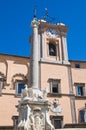 Town Hall Building. Tarquinia. Lazio. Italy. Royalty Free Stock Photo