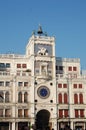 Town Hall Building in Venice, Italy. The winged lion is a symbol of the city