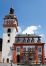 Town hall and castle church of Weilburg Royalty Free Stock Photo