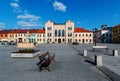 Town Hall in the central square of Zywiec Royalty Free Stock Photo