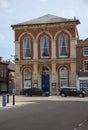 The Town Hall and cicic centre of Romsey a small town in Hampshire, UK Royalty Free Stock Photo