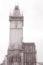 Town Hall Clock Tower, Old Town Square; Prague Royalty Free Stock Photo