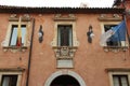 town hall (former palace ?) in taormina in sicily (italy) Royalty Free Stock Photo