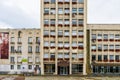 Town Hall of Gabrovo, Bulgaria, rainy day